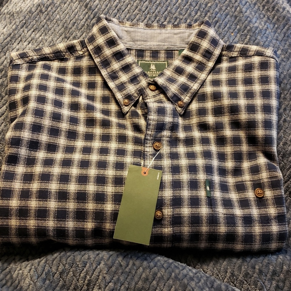 Mens Lg Dress Shirt G H Bass